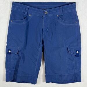 Kuhl Blue Women's 11’ Bermuda Splash Tactical Cargo Shorts